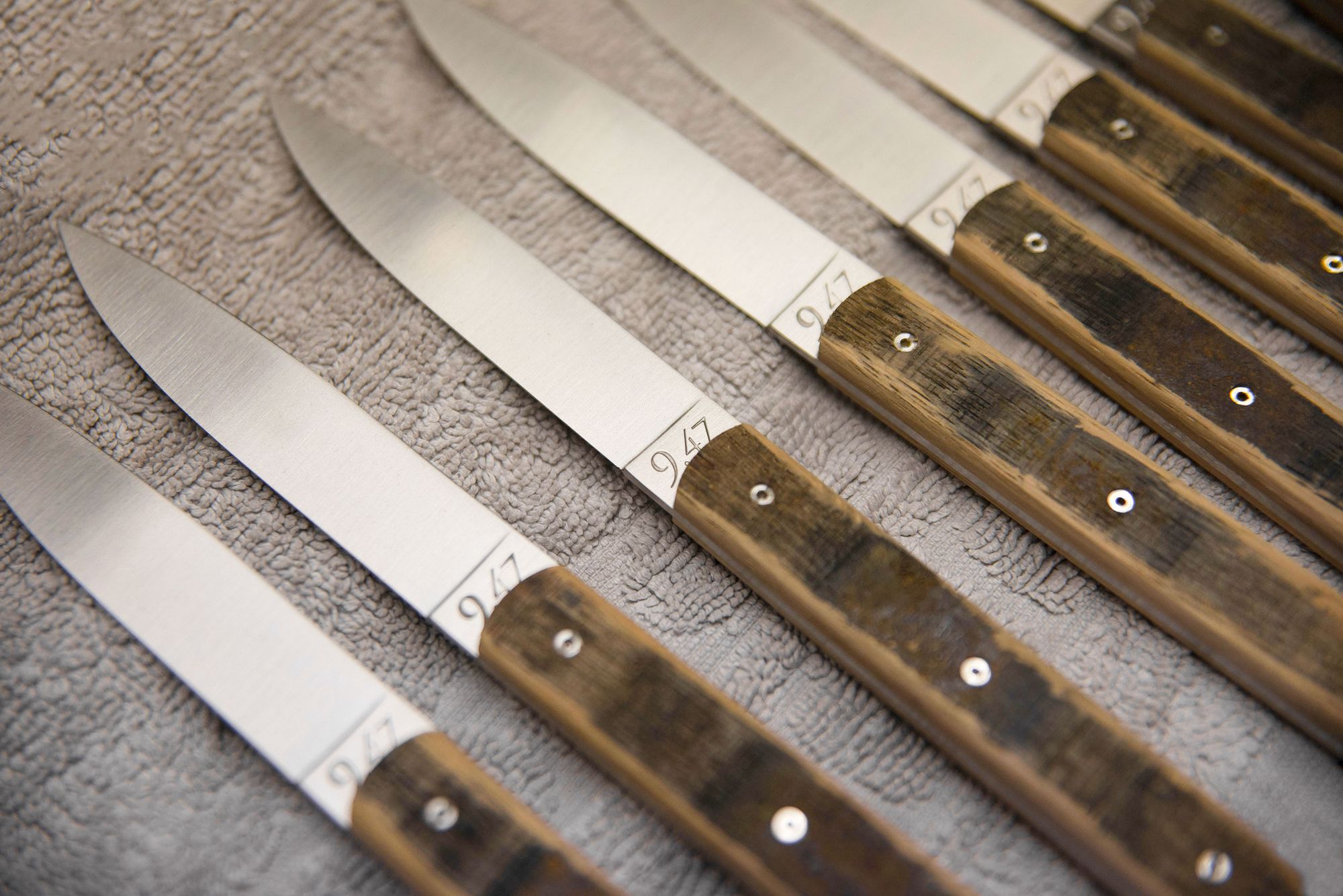 Atelier Perceval, couteaux de cuisine et couteaux de table